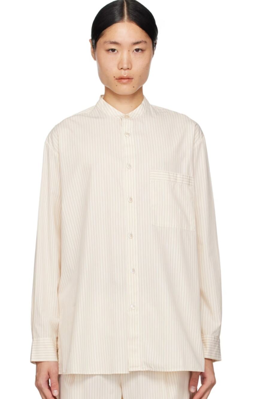 Birkenstock TEKLA Yellow Birkenstock Edition Pyjama Button Down XXS Oversized